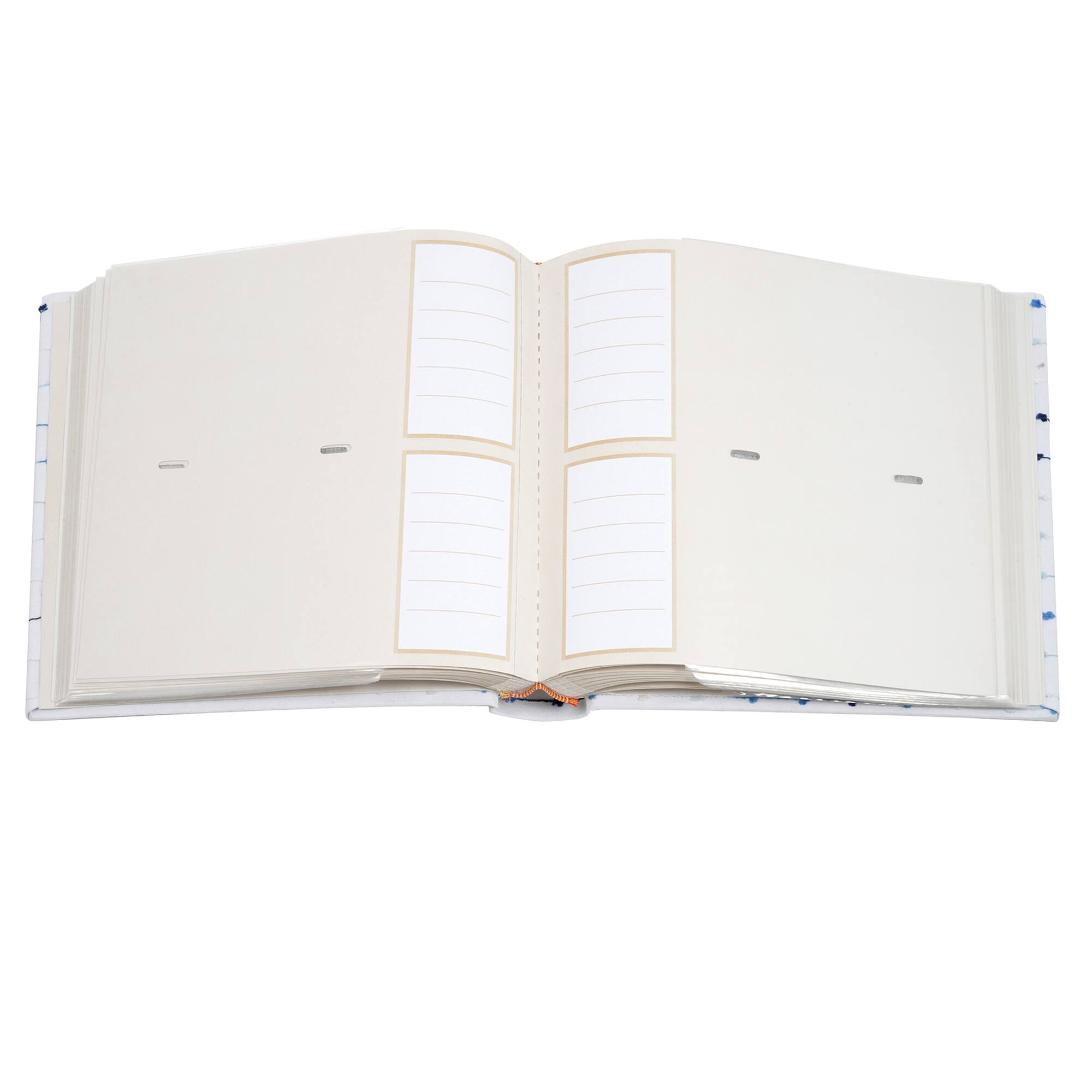6 Pack: Blue Clip Stitch 2-Up Photo Album by Recollections™
